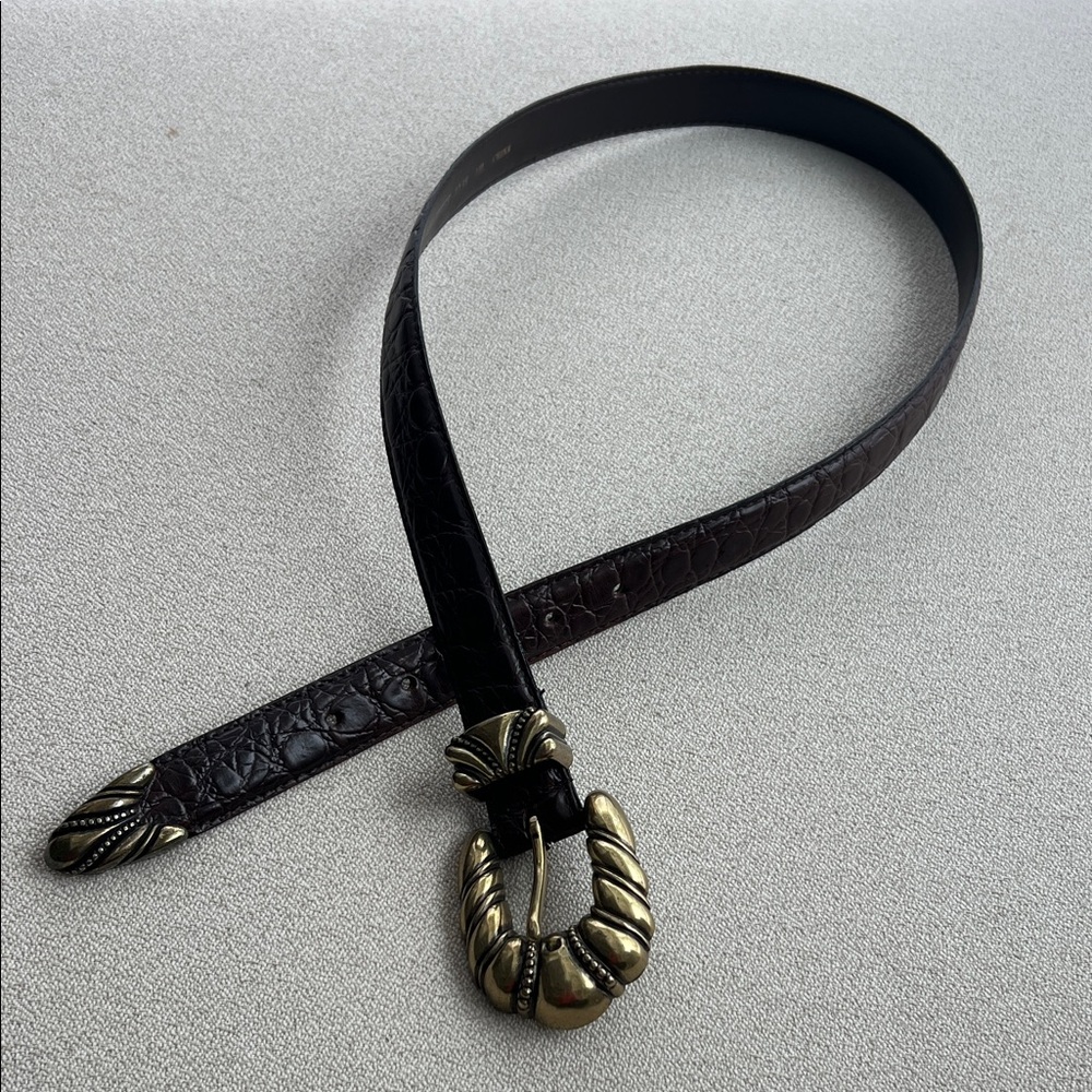 JG Hook Brown Leather Belt